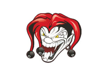 Teschio Joker cm 10 x 12 Teschio Joker cm 10 x 12