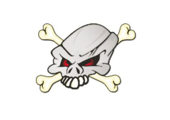 Teschio ossa cm 10 x 12 Teschio ossa cm 10 x 12