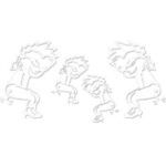 Donna pipì bianco - 120 mm - 4 pz.