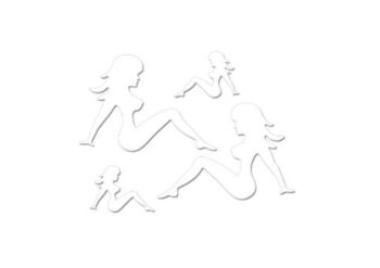 Donna bianco - 120mm - 4pz. Donna bianco - 120mm - 4pz.