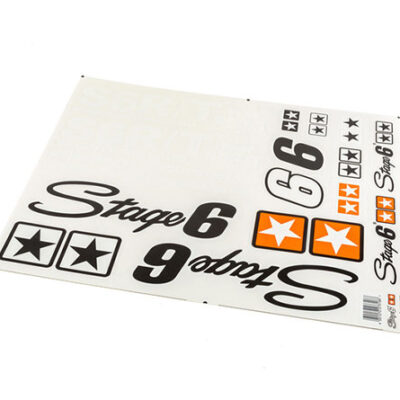 Set Adesivi Stage6 MK2 grande bianco Set Adesivi Stage6 MK2 grande bianco (per superficie scura), SET ADESIVI STAGE6 MK2, GRANDE, BIANCO (PER SUPERFICIE SCURA), S6-0502/W