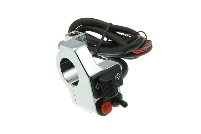 DEVIOLUCI STAGE6 SSP, CROMATO, DEVIO LUCI UNIVERSALE, UNIVERSLE, COMANDO LUCI, COMANDI MANUBRIO MOTO