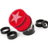 S6-35015/RE FILTRO ARIA STAGE6 RACING D.28 - 48MM ROSSO