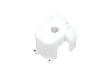 cuffia cilindro bianca, coperchio motore Minarelli, protezione cilindro, raffreddamento motore scooter, accessori tuning Minarelli, Cuffia cilindro bianca per motori Minarelli compatibile BW’s, Booster, Slider e Stunt